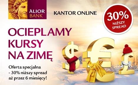 Konto osobiste, lokaty, kredyty, pożyczki, karty kredytowe. Alior Bank obniża spread w Kantorze Walutowym o 30 proc ...