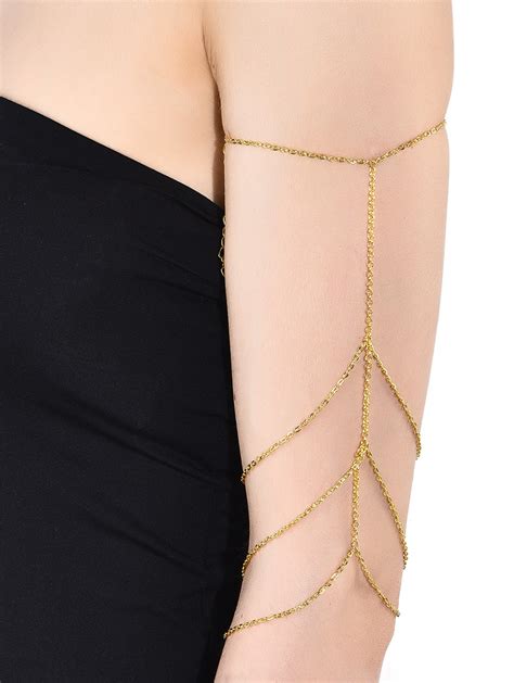 We offers arm bracelet jewelry products. Buy Multi Chain Arm Band | Upper Arm Jewelry | Top Arm Bangle
