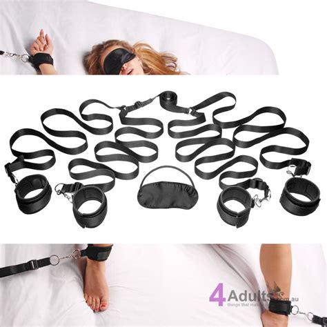 The under the bed restraint system(tm) includes four cuffs, four 60 restraint straps, and one 60 connector strap. Bedroom Restraint Kit Black By Frisky. Buy Direct from ...
