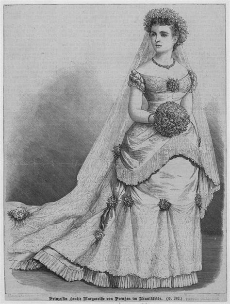 Later duchess of connaught and strathearn; 1879 German illustration of Princess Luise Margarethe of ...