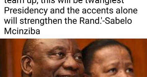 9gag is your best source of fun! Cyril Ramaphosa and Naledi Pandor will strengthen The Rand ...