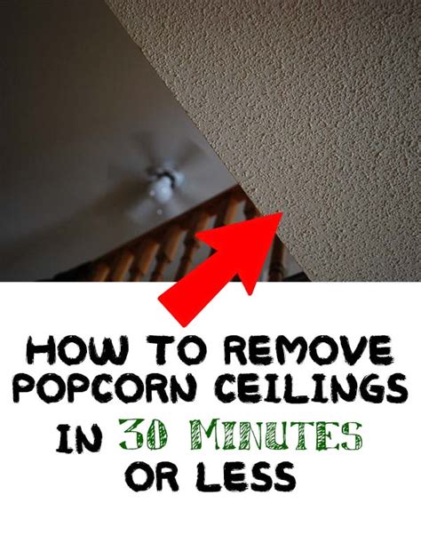 How much does it cost to remove a popcorn ceiling? How To Remove Popcorn Ceilings In 30 Minutes Or Less ...