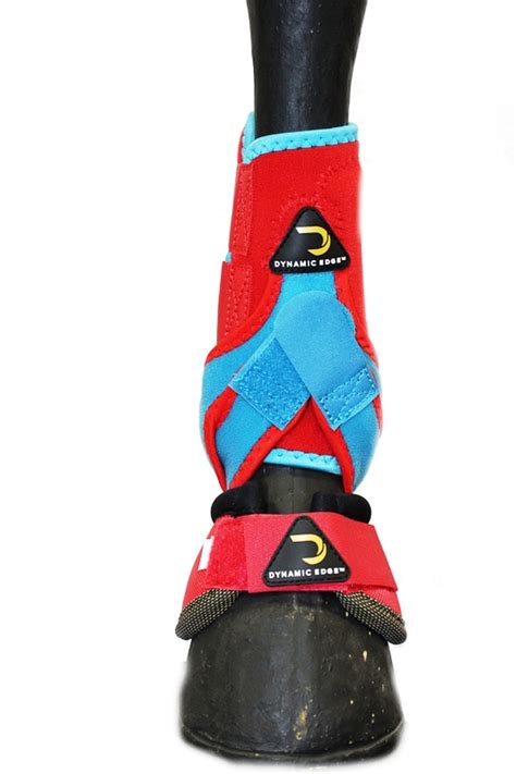After seeing how hard she's been rodeoing it's obvious to anyone that she isn't training any of the horses that are in for her program. Dynamic Edge Boots Red/Turquoise Sport Boots Splint at the ...