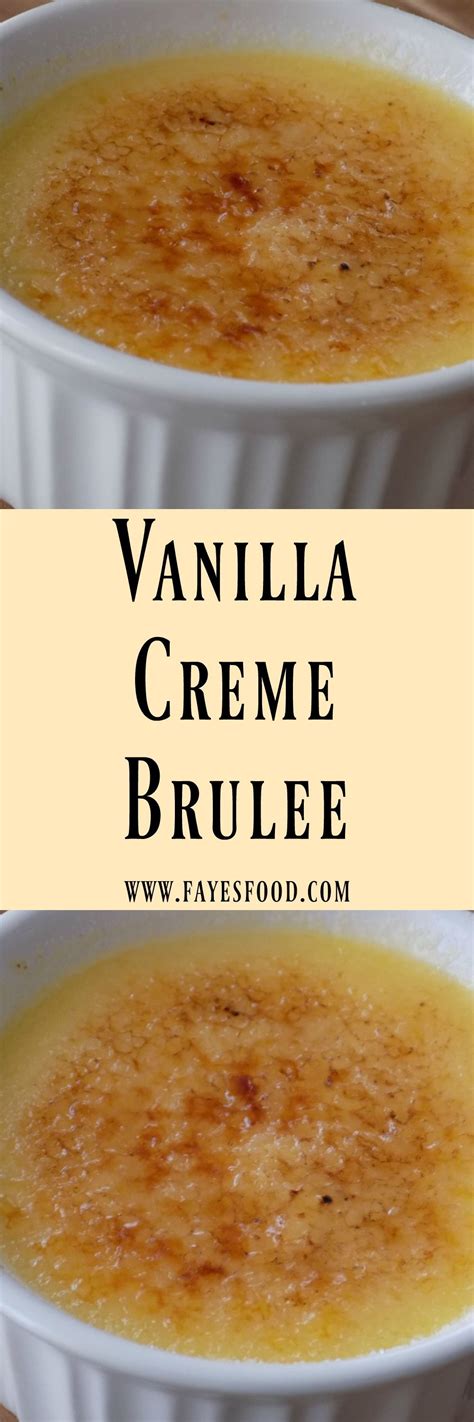 Luscious creme brulee desserts are infused with the telltale little black specks of real vanilla bean. Vanilla Crème Brûlée | Recipe | Creme brulee recipe, Creme brulee, Brulee recipe