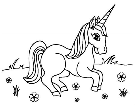 Planse de colorat cu ponei si unicorni. Planse De Colorat Cu Unicorni Cute | Desene de colorat ...