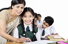 teacher indian student school teaching classroom high studying girl helping model yes woman