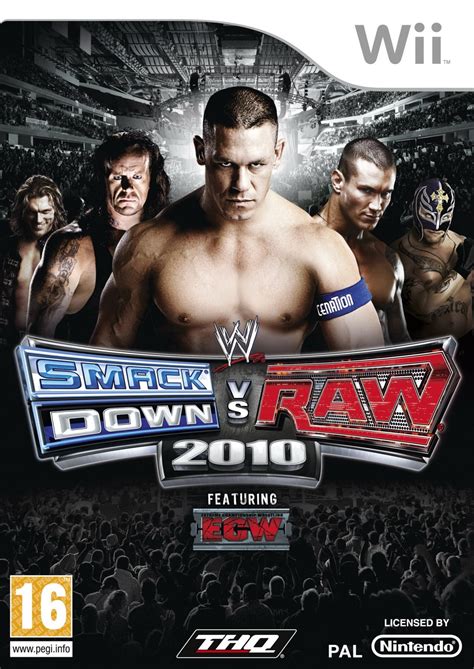 In this game you can also create a superstar which mean you can make any of your past favorite player which you love most in wrestling history. Jaquettes WWE Smackdown VS Raw 2010 featuring ECW