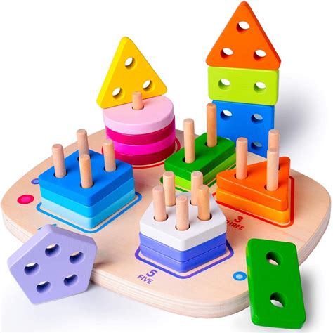 Check out this article to know more about these apps and how they can be beneficial to your kids. Wooden Educational Toys for 1 2 3 4 Year Old Boys Girls ...