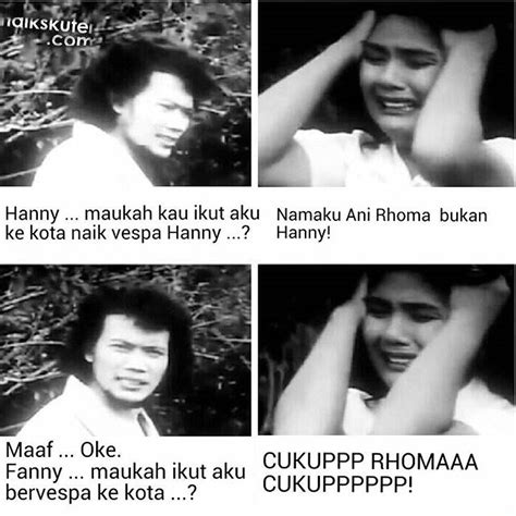 21 meme lucu nostalgia anak sekolah ini bikin kangen masa kecil. 7 Meme Lucu Percakapan Rhoma dan Ani - Cak Mol