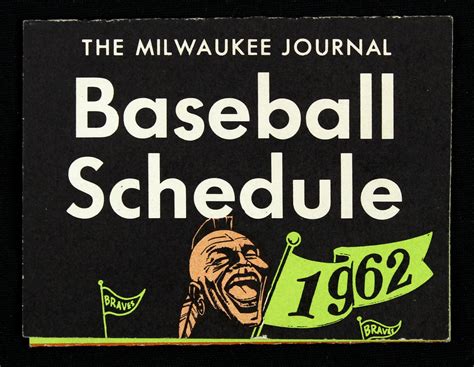 Two of baseball's most revered figures held hallowed records for decades and shared first & middle. Lot Detail - 1962 Milwaukee Braves Milwaukee Journal ...