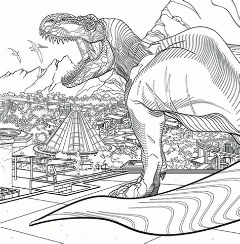 Free free printable jurassic park coloring pages download. Jurassic World Coloring Pages Picture - Whitesbelfast