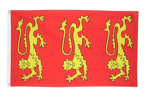 Drapeau angleterre, drapeau anglais 150 x 90 cm neuf fête football décoration. Drapeau Roi Richard 1er d'Angleterre 1189 - 90 x 150 cm