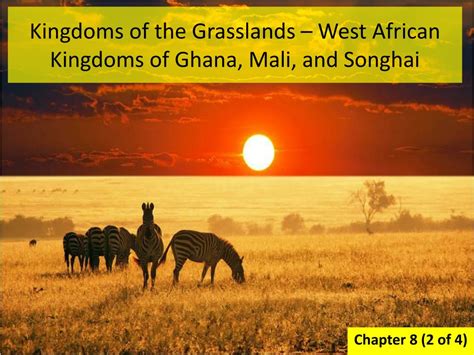 The first great group of people there were the mysterious olmecs. PPT - Kingdoms of the Grasslands - West African Kingdoms ...