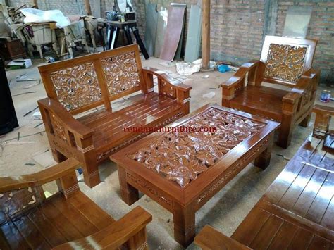 Find images of kursi kayu. Sofa Minimalis Motif Bunga - SOFAKUTA