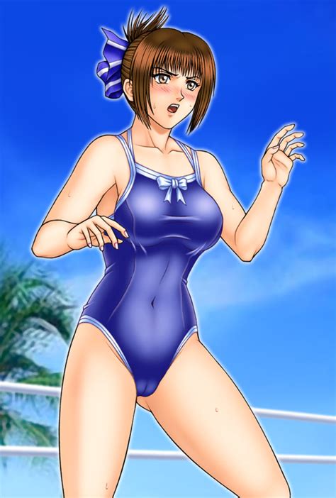 Shop for girl's one piece swimwear at amazon.com. kitamura (bamboo), aihara makoto, rumble roses, 1girl ...
