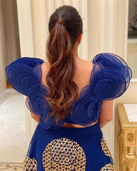 Maybe you would like to learn more about one of these? Knot Open Wave Hairstyle in 2020 | Stylish hair, Lehenga ...