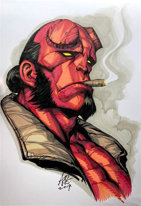 Start your free trial now. Hellboy by Artgerm | Stanley Lau * | Комиксы, Иллюстрации ...