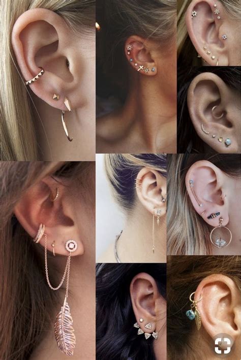 Just in case you're looking to add another hole to your growing cluster, keep clicking for the most inspiring constellation piercings out there. Piercing - # Joyería # Piercing - Nadine Blog - Piercing ...