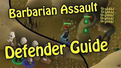 Barbarian assault defender guide 2007 with commentary ~ 07 os ba defending. OSRS Barbarian Assault - Defender Guide - YouTube