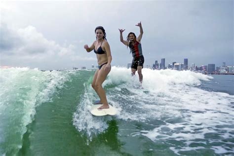 Maybe you would like to learn more about one of these? Anastasia Ashley went wakesurfing with Austin Keen