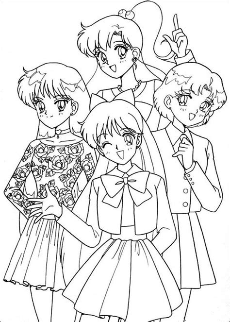 Top 161 sailor moon coloring pages and sheets you can print. Sailor Moon Coloring Pages 9