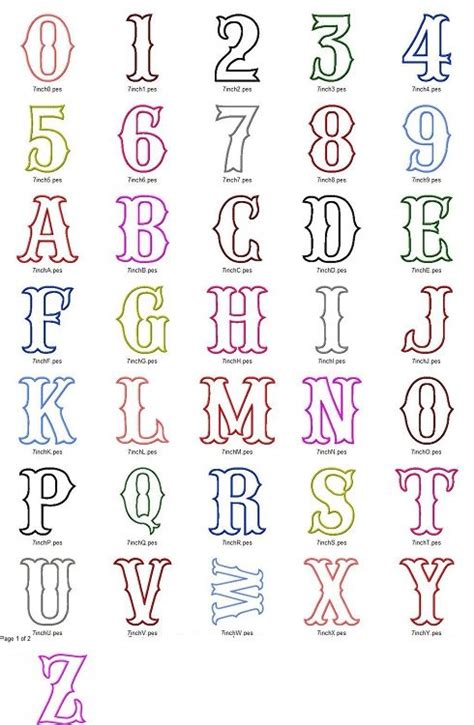 Carnival Applique Machine Embroidery Alphabet | Tattoo ...