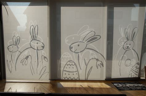Fensterbilder kreidestift zum ausdrucken : Osterhasen Fenstermalerei Ostern Hase - easter bunny window decoration | Ostern dekoration ...