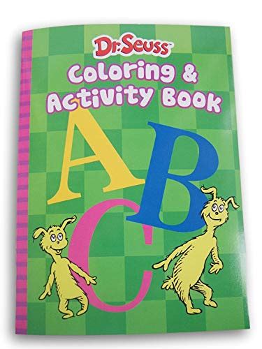 Have the student color the page and then write a story about the picture. Dr Seuss ABCs Alphabet Coloring & Activity Book Puzzles ...