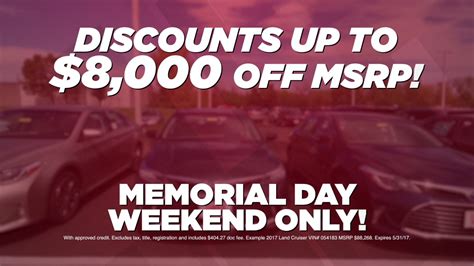 Maybe you would like to learn more about one of these? Hendrick Toyota North Charleston Memorial Day Sales Event ...