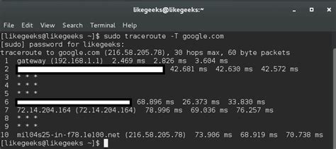 The traceroute manpage says !x indicates one of the icmp error responses (other than the desired ttl exceeded). Linux Network Commands Used In Network Troubleshooting ...