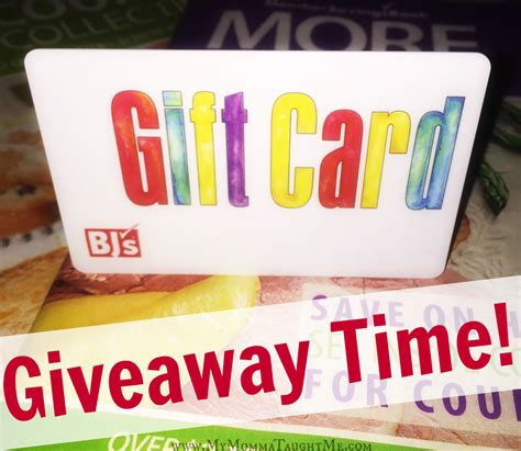 Check spelling or type a new query. Enter to Win $25 BJ's Gift Card! - My Momma Taught Me