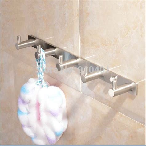 But then i hang my towel on a towel rack to dry. Wholesale And Retail Promotion Brushed Nickel Bathroom ...