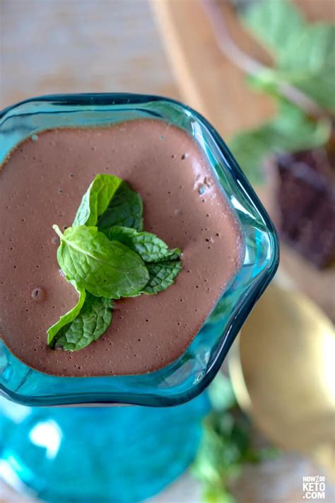 When i was pregnant, i used to treat myself to a little something sweet every night after the kids went to bed. Keto Chocolate Mint Pudding (with Video) | Recipe | Mint ...