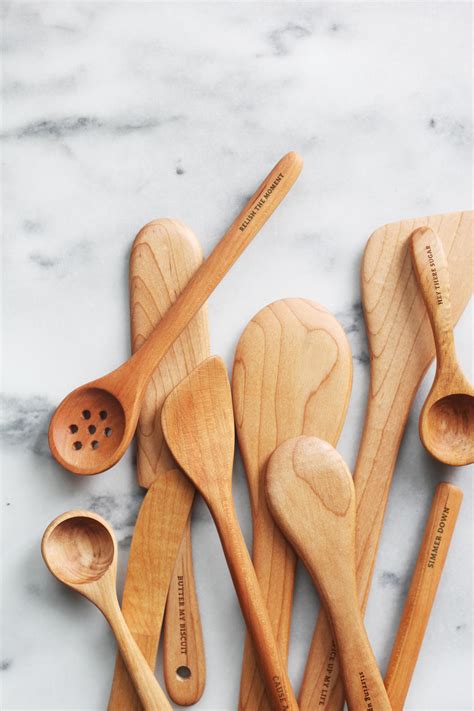 Made from usda certified organic bamboo. Hand-carved kitchen utensils made in the USA and engraved ...