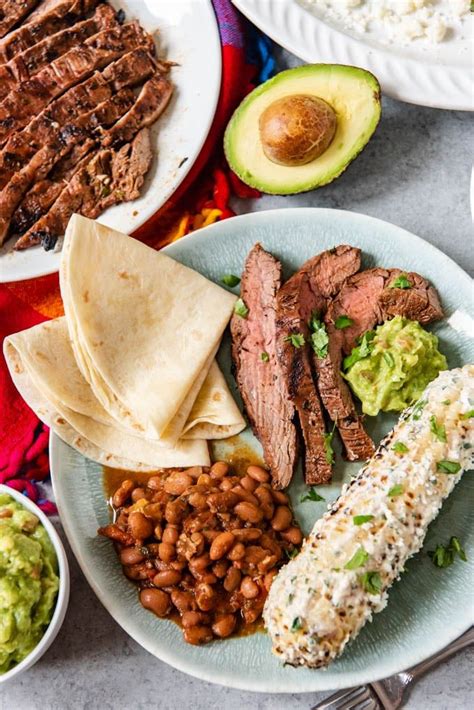 This recipe is so quick and easy, and i always receive a ton of compliments. An image with a full mexican dinner for cinco de mayo with ...