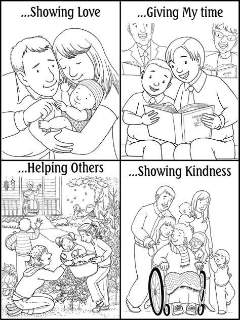 40+ be kind coloring pages for printing and coloring. March 2011 | Lds coloring pages, Coloring pages, Childrens ...