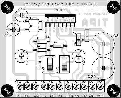 Designed to be used as audio amplifier. Tda7294 Bridge Pcb Layout / Subwoofer Amplifier Circuits TDA7294 - Electronics Projects Circuits ...