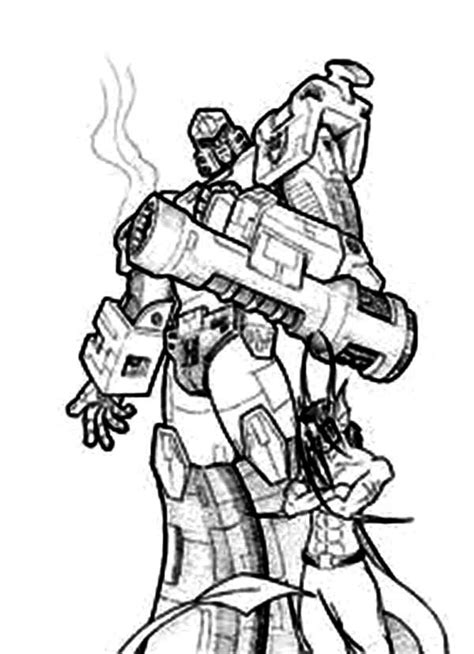 Use the download button to find out the full image of transformer printable coloring pages download, and download it in your computer. Megatron After Shot His Bazooka Coloring Page - NetArt ...