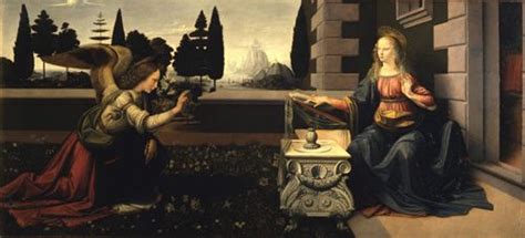 Read about leonardo da vinci's annunciation. The Annunciation - Leonardo da Vinci Information