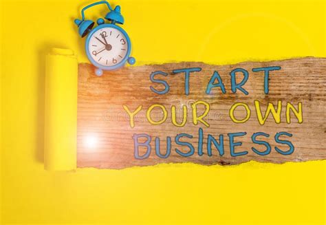 This course is the first in a series on starting a business. Writing Note Showing Start Your Own Business. Business Photo Showcasing Entrepreneurial Venture ...