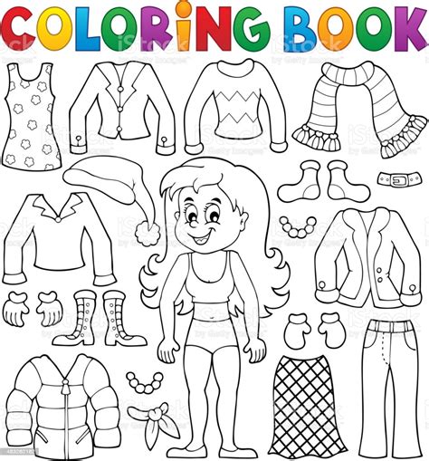 Il faut aussi se mettre d'accord. Livre De Coloriage Avec Des Vêtements Fille Thème Deux ...