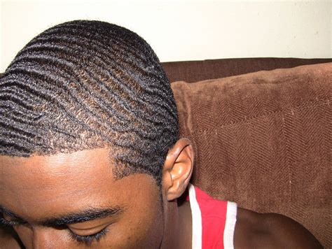The length of the buzz cut for waves depends on hair type. Waves (hairstyle) - Wikipedia