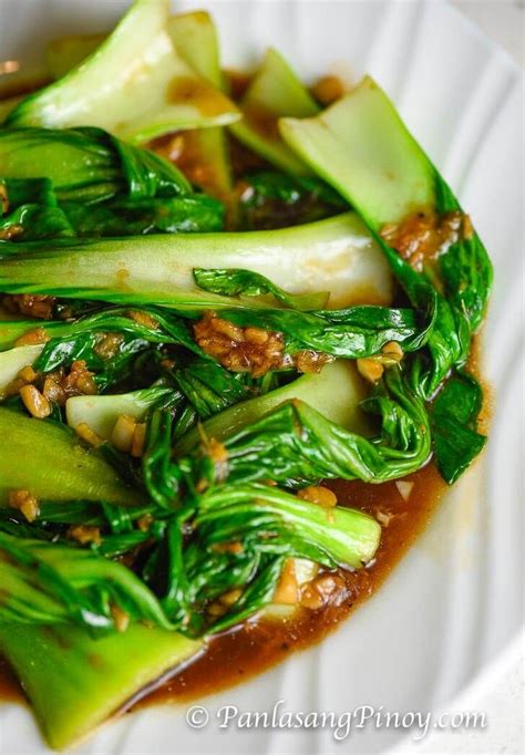 Panlasang pinoy recipes™ is a food blog that compiles delicious and easy to prepare recipes from various sources around the web. Bok Choy with Garlic and Oyster Sauce | Recipe | Vegetable ...