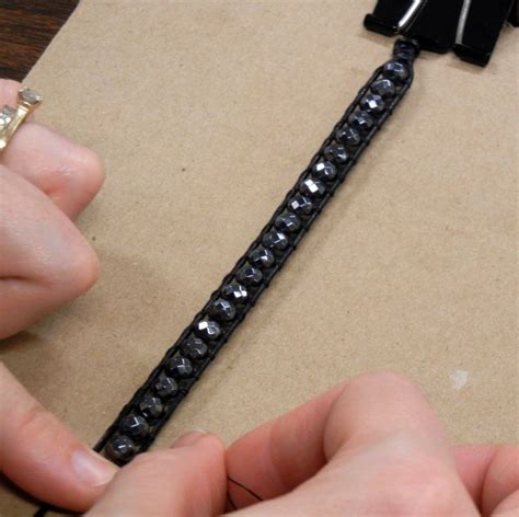 Diy beaded leather bracelet you will love making this beaded leather bracelet that is amazingly beautiful and will instantly grace up your wrist. DIY Bijoux - How to make wrapped leather bracelets « Rings and Things - ListSpirit.com - Leading ...