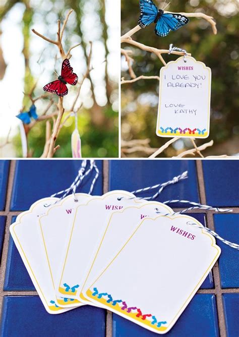 Sweet baby shower wishes for a girl. How To Make A Baby Shower Wishing Tree + Free Printables ...