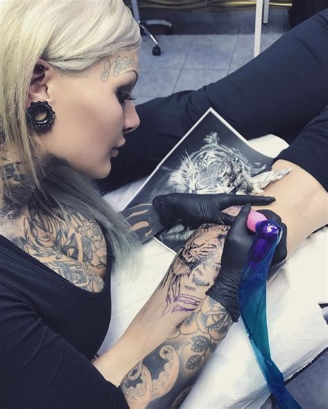 With qualified artists and piercers, hospital quality sterilization and competitive pricing, we are sure your experience with us will be a good one. Stunning Mara Inkperial is an Amazing Tattoo Artist & Model!