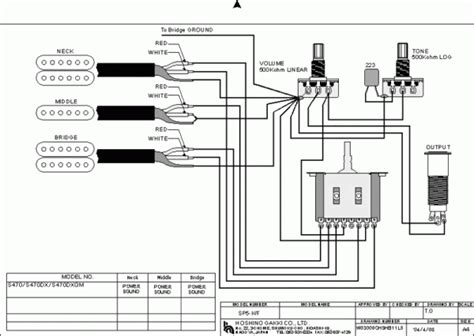 Hsh wiring 5 way switch. Jem Wiring Diagram