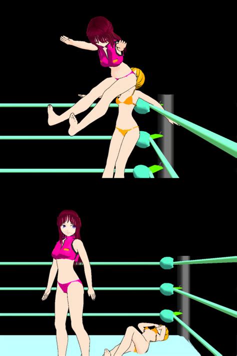 Cyan vs magenta (christmas special). MMD Wrestling: Hip Attack by MMDStudio on DeviantArt