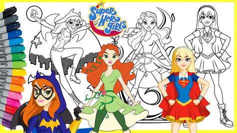 This article features 20 most popular superheroes of all time. Mewarnai DC SuperHero Girls Coloring Pages - YouTube