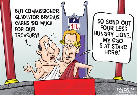 Didn't care for the whole tom tucker job insecurity part of it. Landgren cartoon: Tom Brady's suspension (With images ...